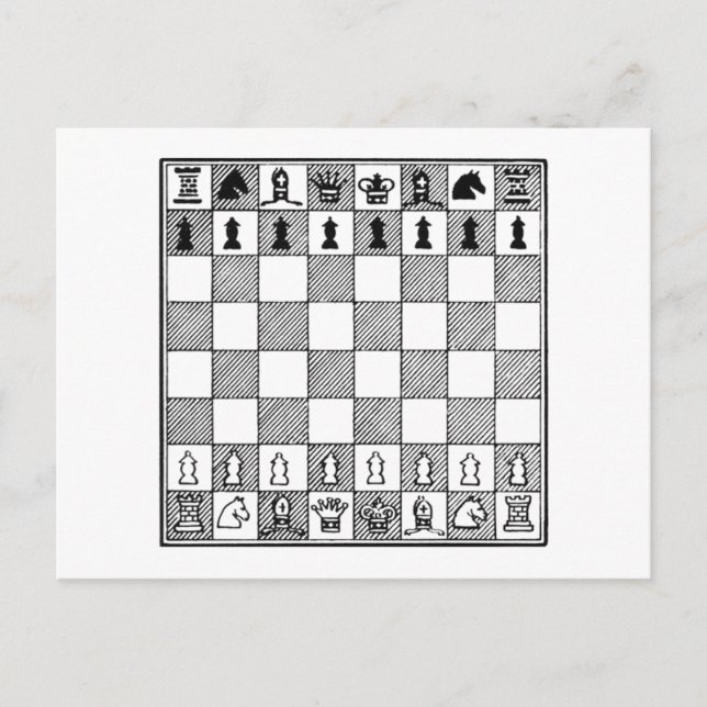 Chess Board Postcard (Front)