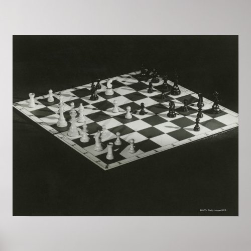 Chess Board Poster