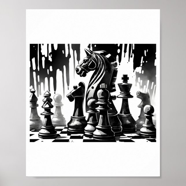 Chess Board  Poster (Front)