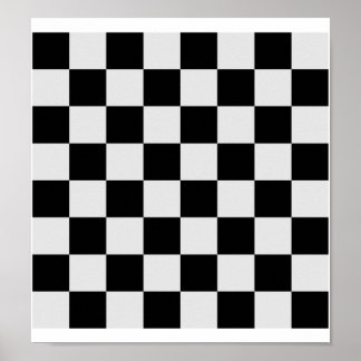 Chess board poster