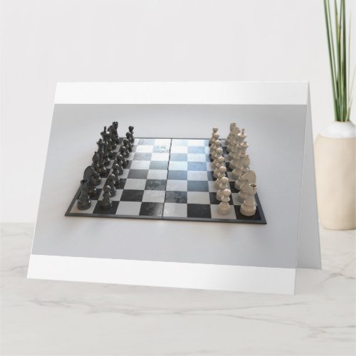 Chess Board Setup Card