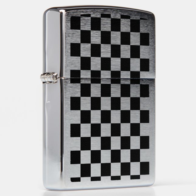 Chess board style zippo lighter | Zazzle