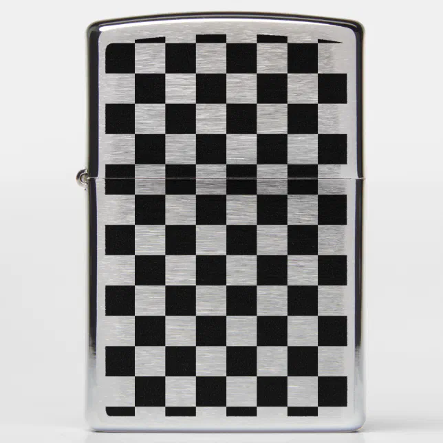 Chess board style zippo lighter | Zazzle