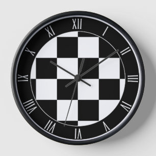 Chess Board Wall Clock