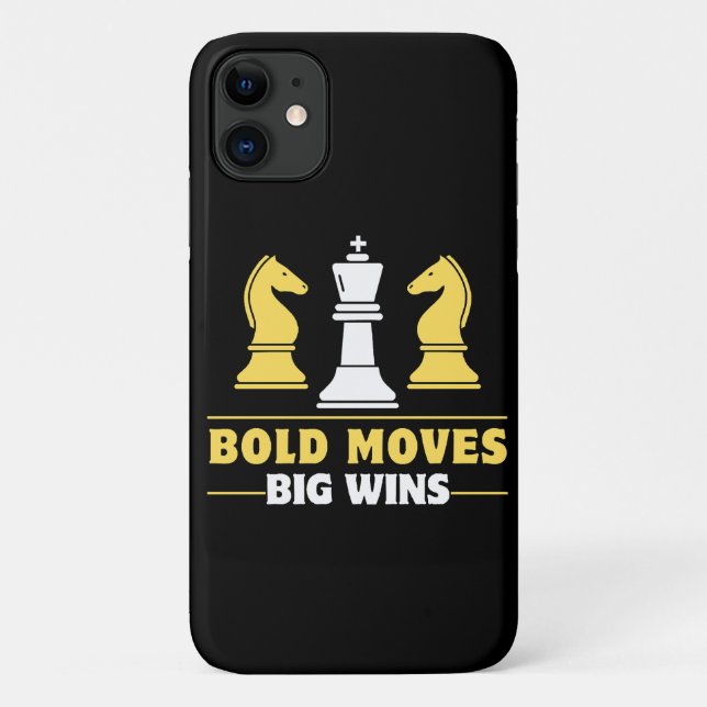 Chess - Bold moves, big wins Case-Mate iPhone Case (Back)