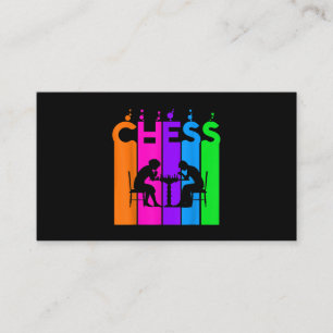 Chess Bubble Hobby And Sport Gift Idea Enclosure Card