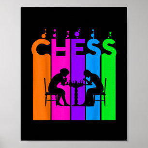 Chess Bubble Hobby And Sport Gift Idea Poster
