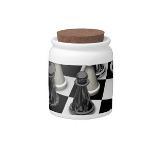 Chess Candy Jar