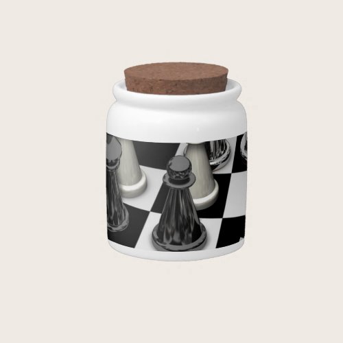 Chess Candy Jar
