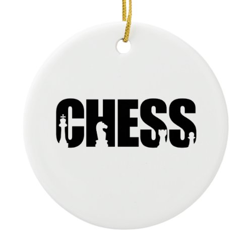 Chess Ceramic Ornament