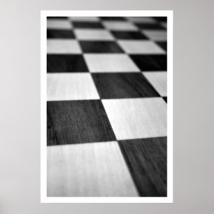 Chess / Checker Board Poster