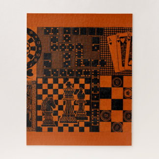 chess checkers dominos cards jigsaw puzzle