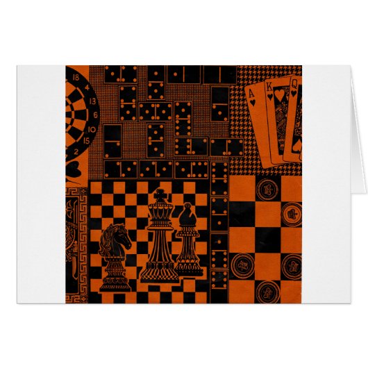 chess checkers dominos dominoes (Front Horizontal)