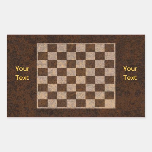 Chess Checkers Draughts Board Name Gift Tag