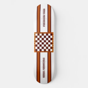 chess/checkers skateboard deck