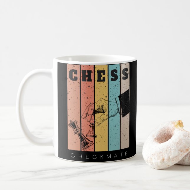 Chess - Checkmate Coffee Mug (With Donut)