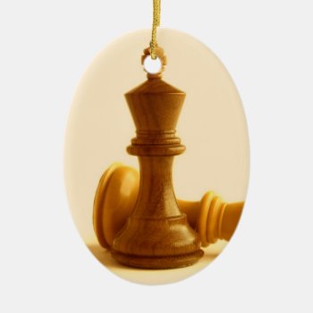 Chess Checkmate Ornament by ChessStrategies at Zazzle