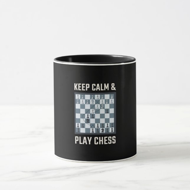 Chess Chess Board Chess Player Mug (Center)