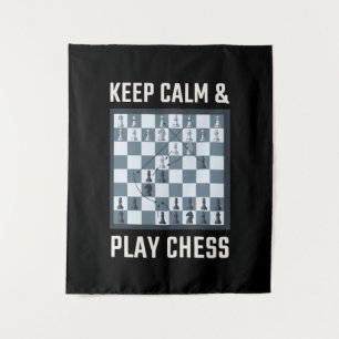 Chess Chess Board Chess Player Tapestry