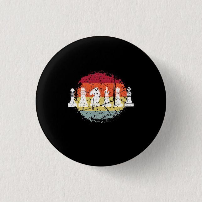 Chess Chess Game Chess Pieces Button (Front)