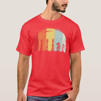 Chess Chess Pieces Retro T-Shirt
