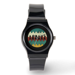 Chess - Chess Pieces Retro Watch