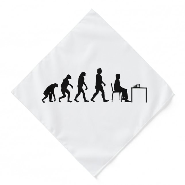 Chess - Chess Player Evolution Bandana (Front)