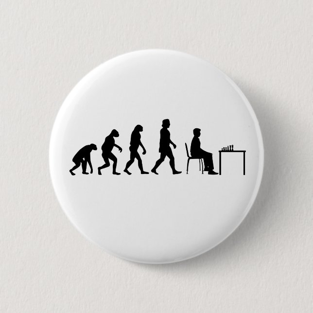 Chess - Chess Player Evolution Button (Front)