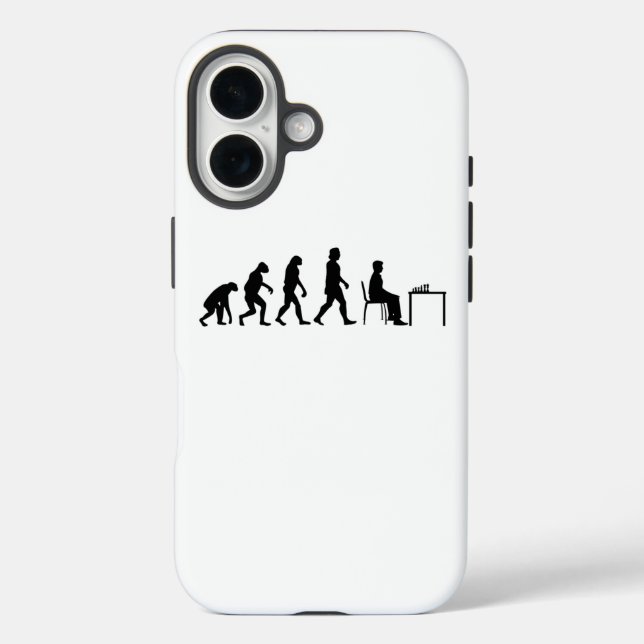 Chess - Chess Player Evolution Case-Mate iPhone Case (Back)