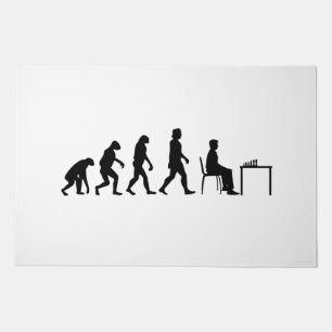 Chess - Chess Player Evolution Doormat