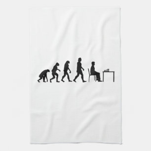 Chess - Chess Player Evolution Kitchen Towel