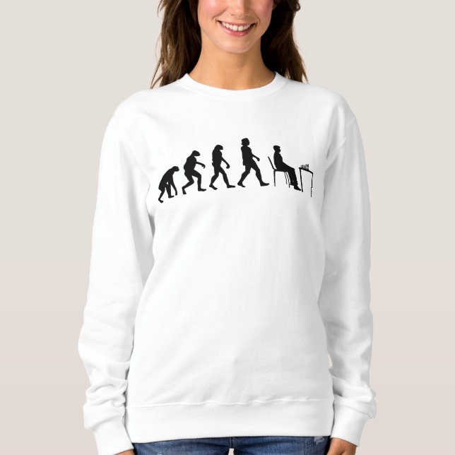 Chess - Chess Player Evolution Sweatshirt (Front)