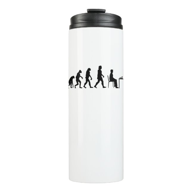 Chess - Chess Player Evolution Thermal Tumbler (Front)