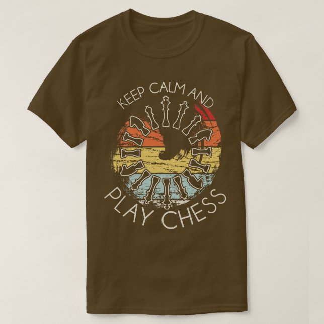 Chess Chess Player Retro T-Shirt (Design Front)