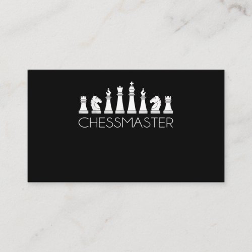 Chess  _ Chessmaster Business Card