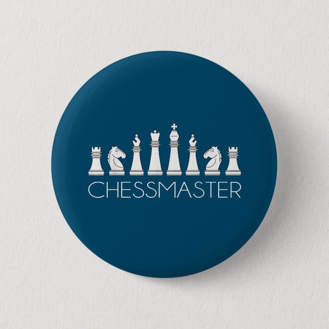Chess  - Chessmaster Button (Front)