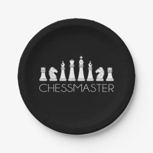 Chess  - Chessmaster Paper Plates