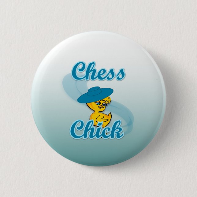 Chess  Chick #3 Button (Front)
