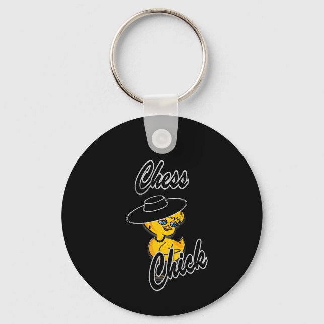 Chess Chick #4 Keychain (Front)