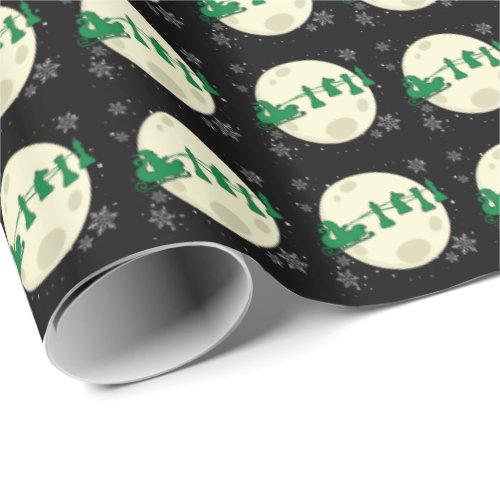 Chess Christmas Santa _ Chess Piece Reindeer Wrapping Paper