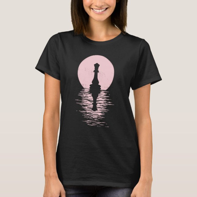 Chess Club Game King Queen Horse chess piece men + T-Shirt (Front)