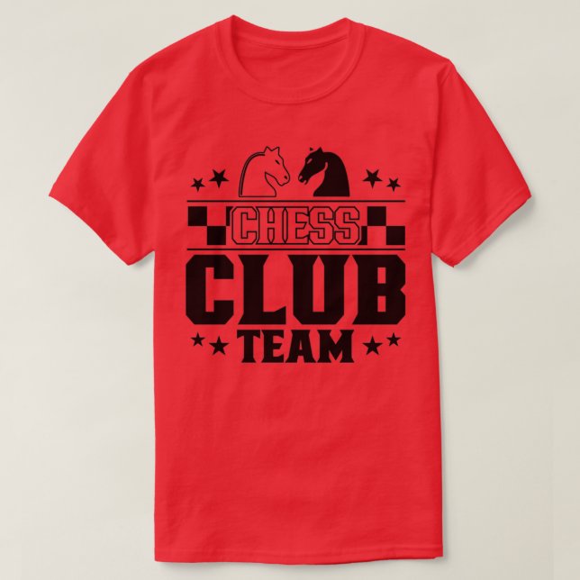 Chess Club Team  (5) T-Shirt (Design Front)