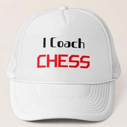 chess coach2 trucker hat