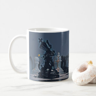 Chess - Cool Blue photograph Coffee Mug