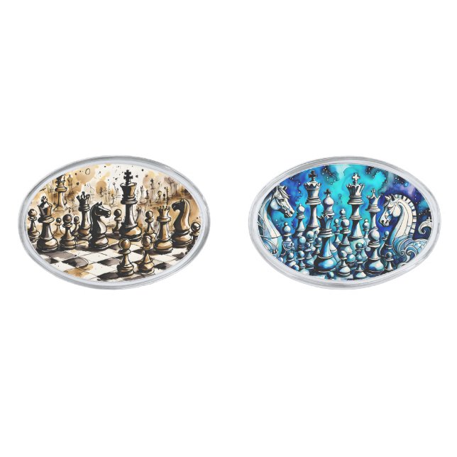 Chess Cufflinks (Front)