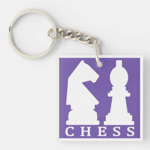 CHESS custom color key chain