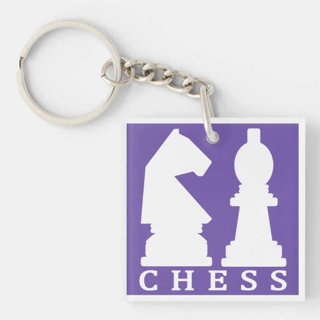 CHESS custom color key chain (Front)