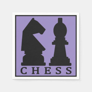 CHESS custom color paper napkins