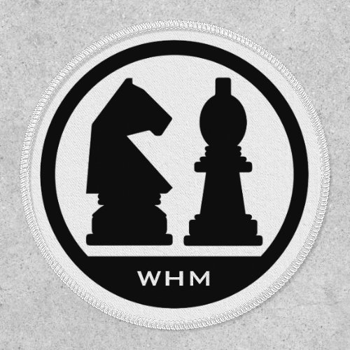 CHESS custom monogram Patch