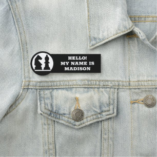 CHESS custom text Name Tag